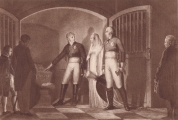 Um Mitternacht 4./5. November 1805. Kupferstich von D. Berger nach einem Gemälde von Fr. Gg. Weitsch