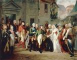 Jean-Charles Tardieu, Napoléon recoit la reine de Prusse à Tilsit. 6 julliet 1807.1808.
