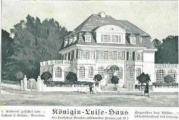 AK Knigin-Luise-Haus am Vlkerschlachtsdenkmal in Lepzig