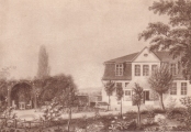 Das Hippelsche Landhaus auf den Hufen bei Knigsberg, Wohnsitz des Knigspaares im Sommer 1808