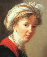 Elisabeth Vige-Lebrun, 1800: Selbstportrt (Ausschnitt), Eremitage, St. Petersburg