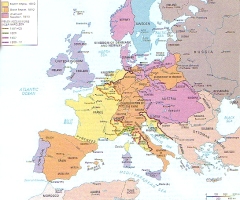Europa 1810, der Rheinbund